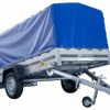 Langer PKW-Anhänger Garden Trailer 264 KIPP mit Hochplane, Spriegel und Stützrad-Neu