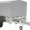 Pkw Anhänger Garden Trailer 201 KIPP mit Stützrad, Hochplane und Hochspriegel-Neu